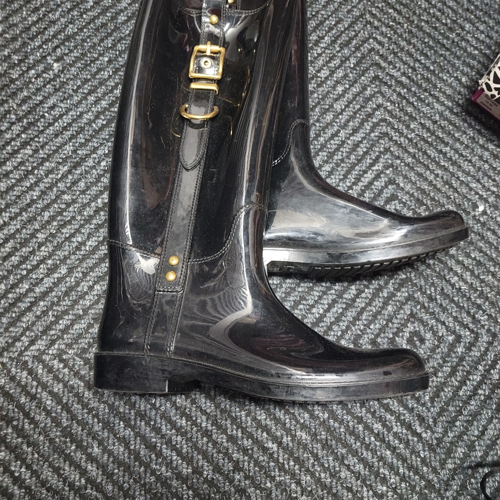 Coach rain boots